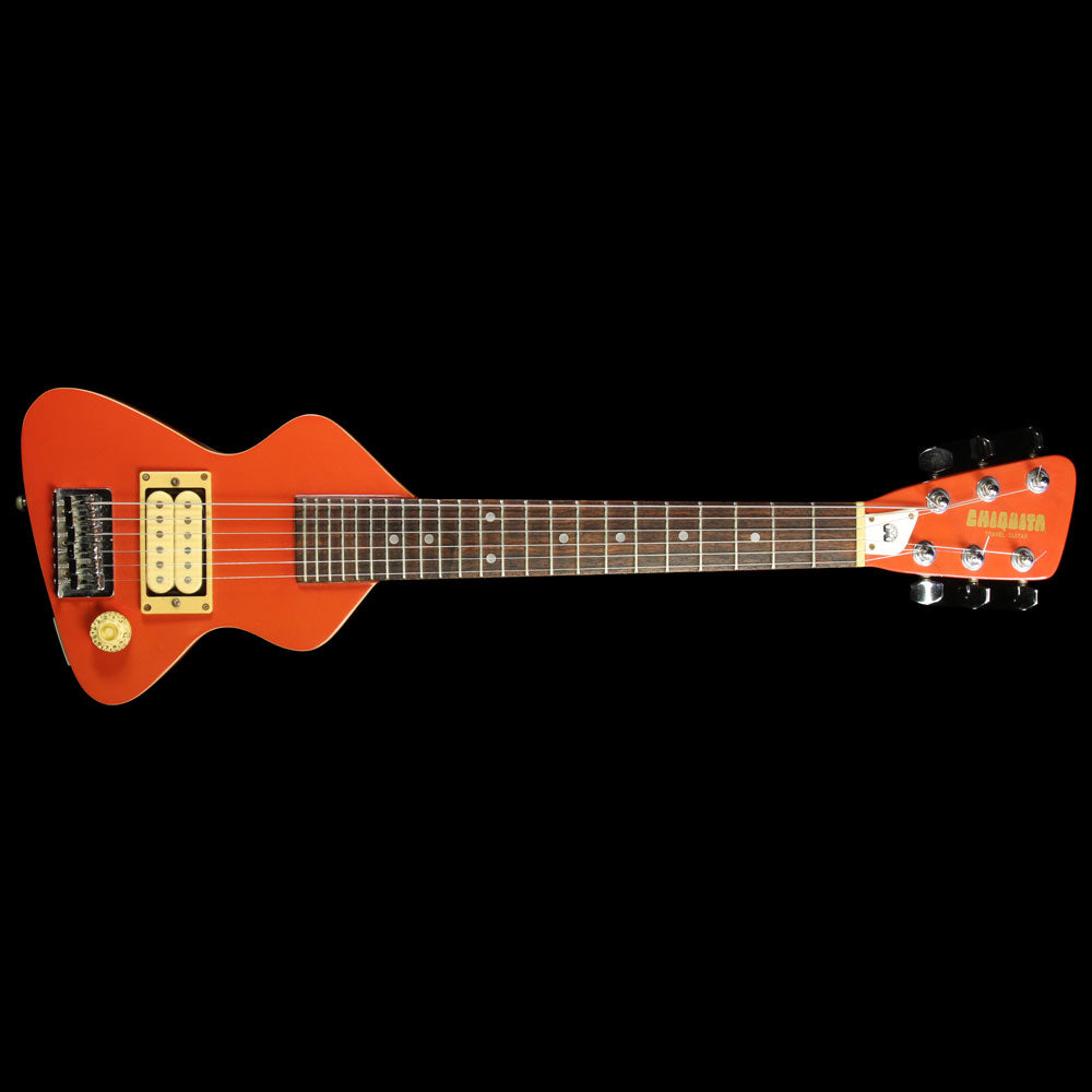 Used 1983 Hondo Chiquita Travel Guitar Red | The Music Zoo