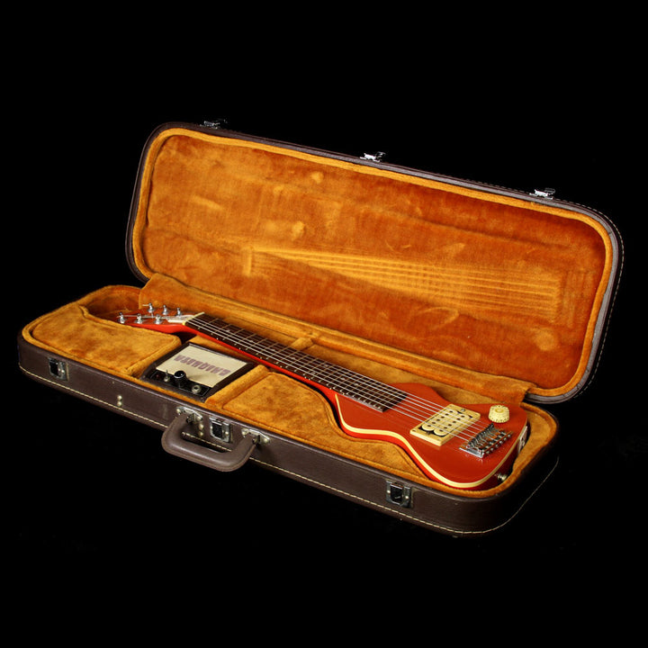 Used 1983 Hondo Chiquita Travel Guitar Red