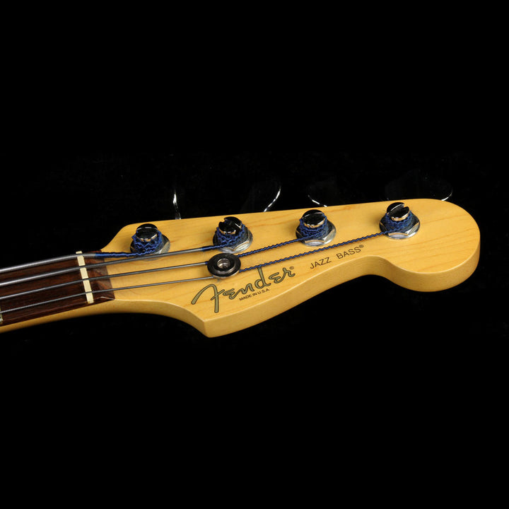 Used 1997 Fender American Deluxe Jazz Bass Teal Green Metallic