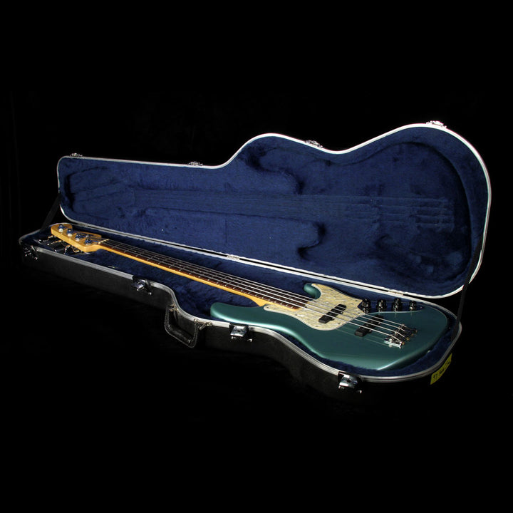 Used 1997 Fender American Deluxe Jazz Bass Teal Green Metallic