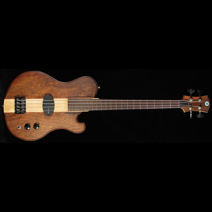 Used 2016 Birdsong D'Aquila Decobass Custom Short Scale Electric Bass Natural