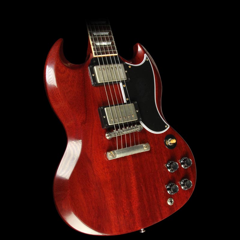 Gibson Custom Shop Music Zoo Exclusive Roasted SG Standard Electric Guitar Cherry — 1