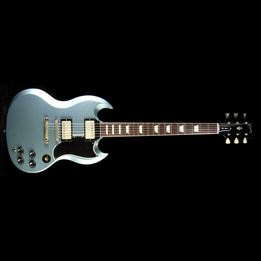 Gibson Custom Shop Music Zoo Exclusive Roasted SG Standard Reissue Electric Guitar VOS Pelham Blue — 2