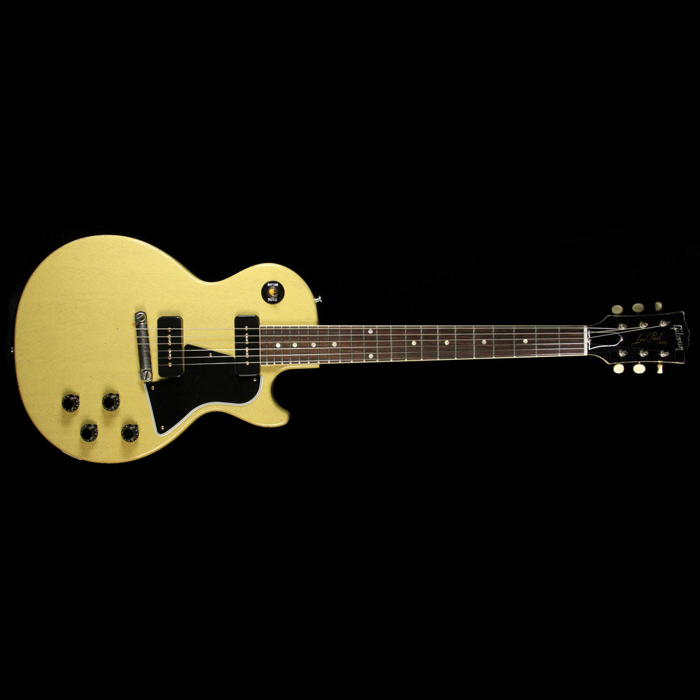 Gibson Custom Shop Music Zoo Exclusive Roasted 1960 Les Paul Special Singlecut Reissue Electric Guitar TV Yellow — 2