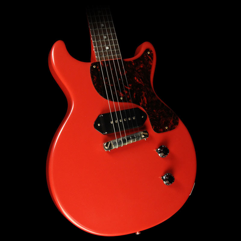 Gibson Custom Shop Music Zoo Exclusive Roasted 1958 Les Paul Junior Doublecut Electric Guitar Cardinal Red — 1