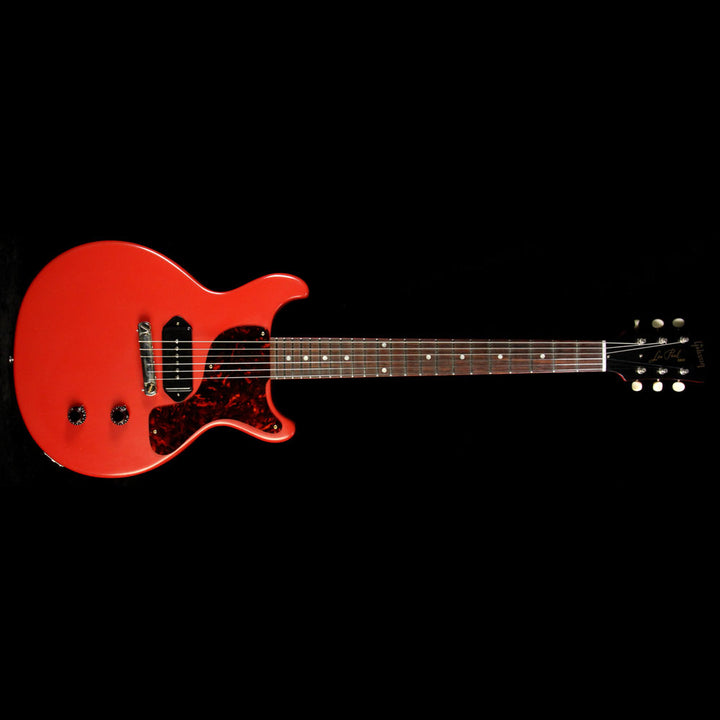Gibson Custom Shop Music Zoo Exclusive Roasted 1958 Les Paul Junior Doublecut Electric Guitar Cardinal Red