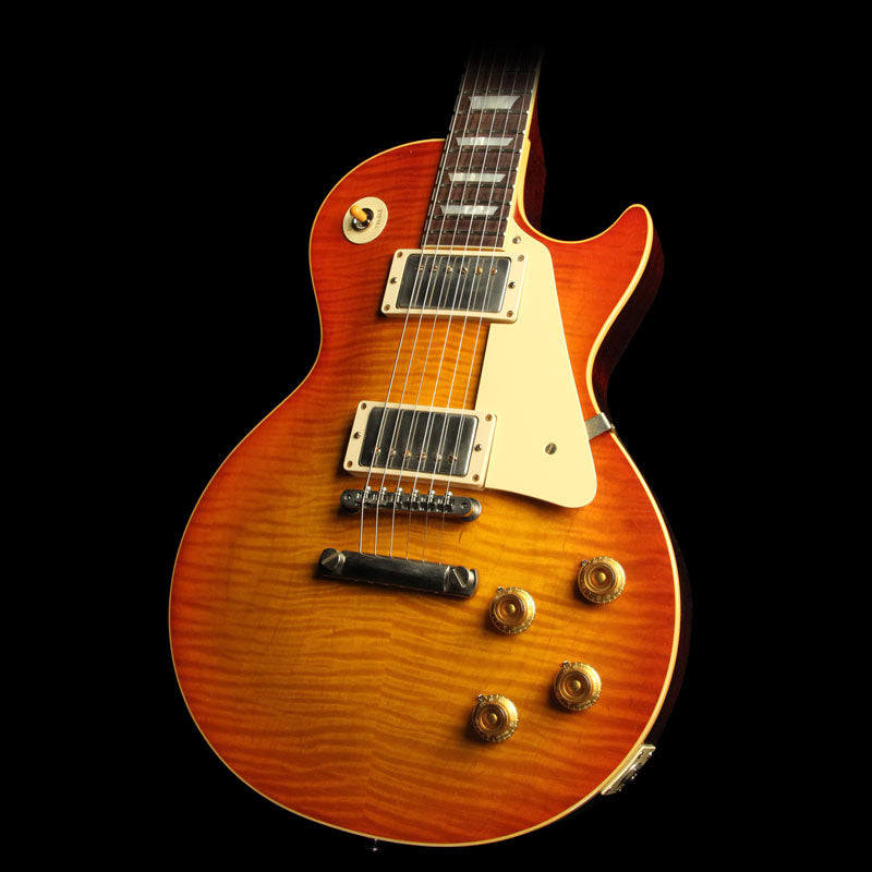 Used Gibson Custom Shop Standard Historic 1959 Les Paul Reissue Roasted Lightly Aged Electric Guitar BoTB Page #137 Burst — 1