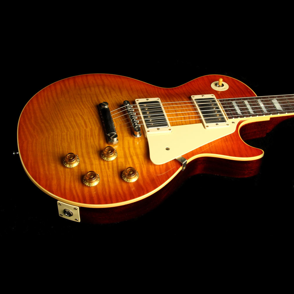 Used Gibson Custom Shop Standard Historic 1959 Les Paul Reissue Roasted Lightly Aged Electric Guitar BoTB Page #137 Burst — 6