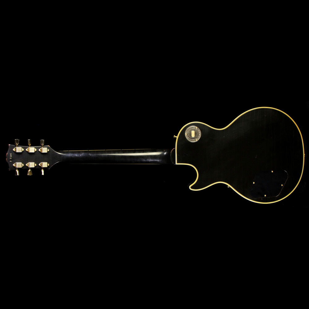Gibson Custom Shop Music Zoo Exclusive Roasted 1957 Les Paul Custom Electric Guitar Aged Ebony — 3