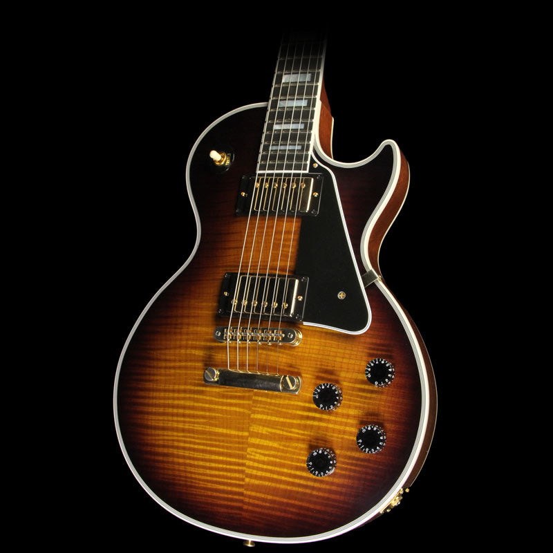 Gibson Custom Shop  Music Zoo Exclusive Roasted Les Paul Custom Electric Guitar Vintage Sunburst — 1