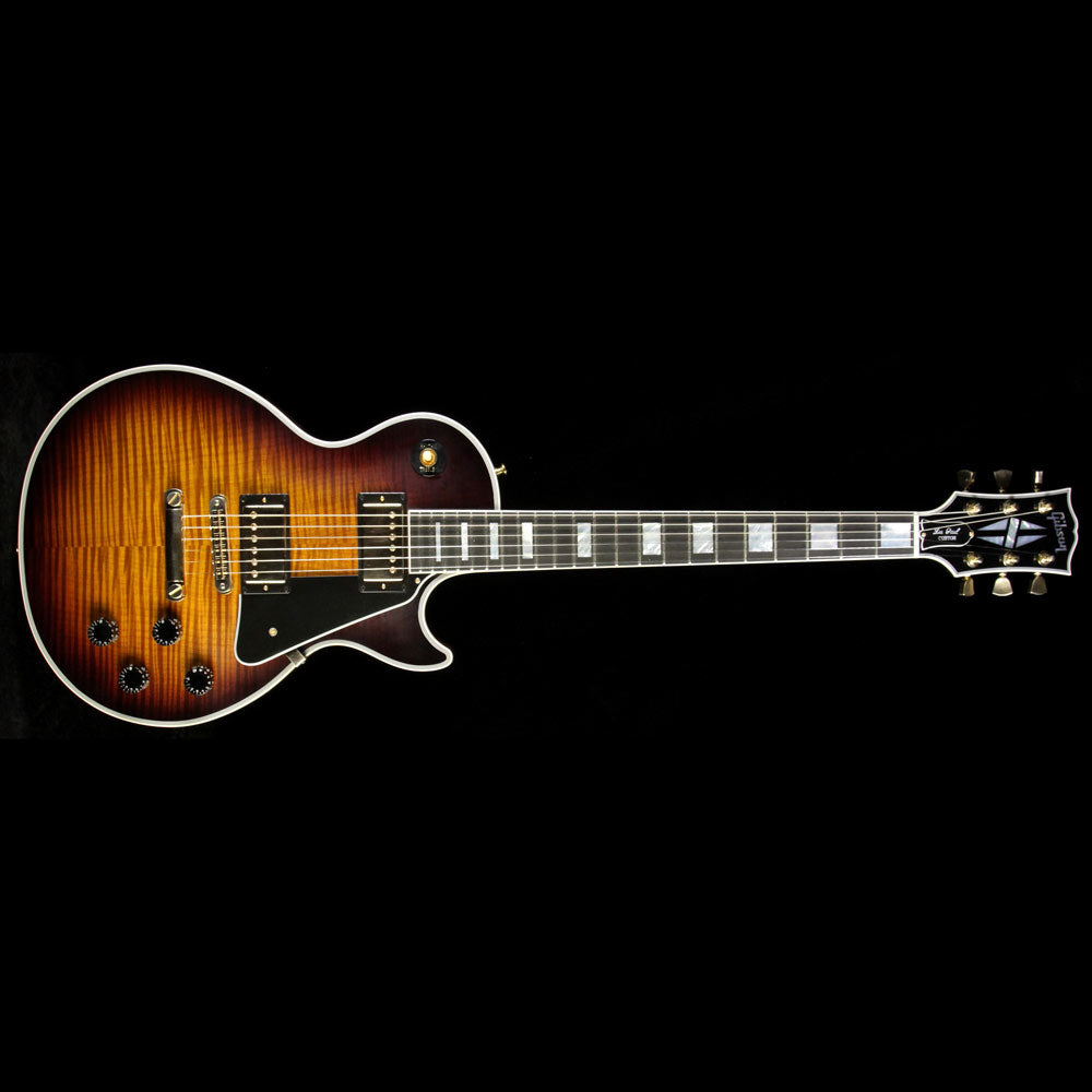 Gibson Custom Shop  Music Zoo Exclusive Roasted Les Paul Custom Electric Guitar Vintage Sunburst — 2
