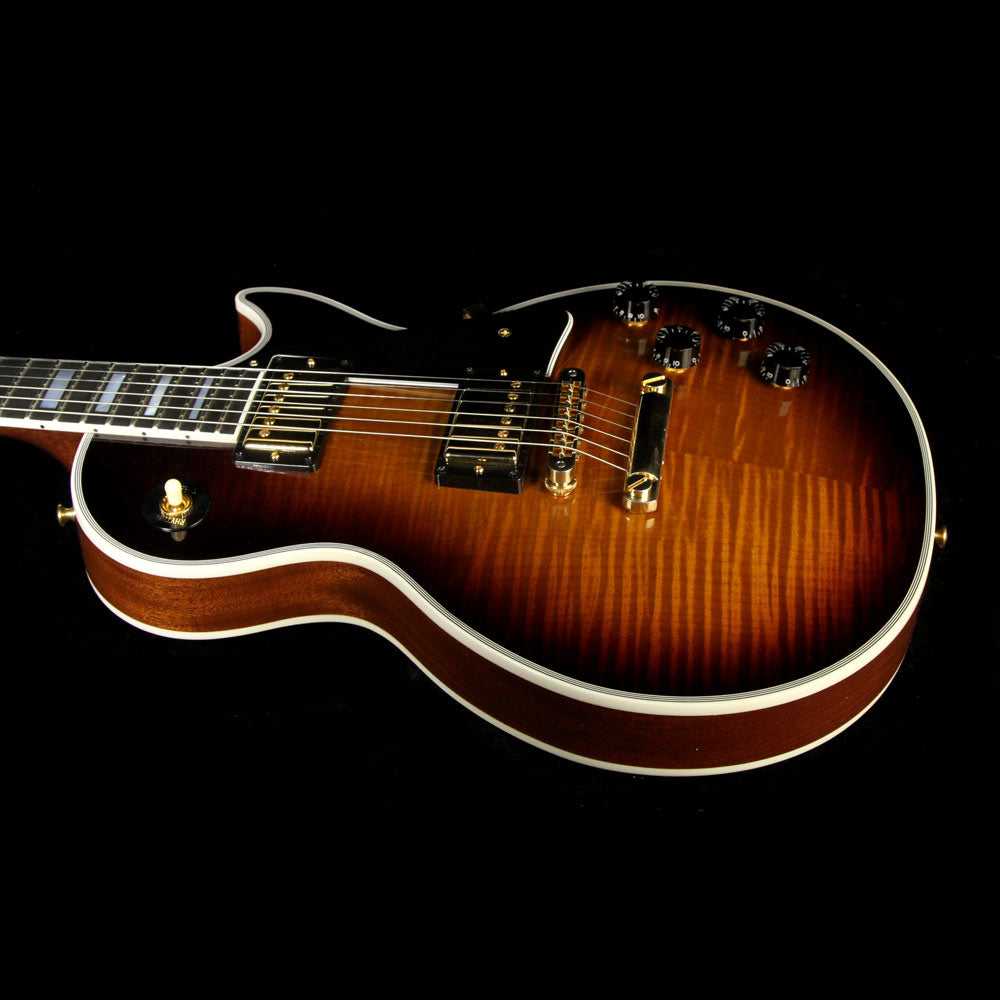 Gibson Custom Shop  Music Zoo Exclusive Roasted Les Paul Custom Electric Guitar Vintage Sunburst — 5