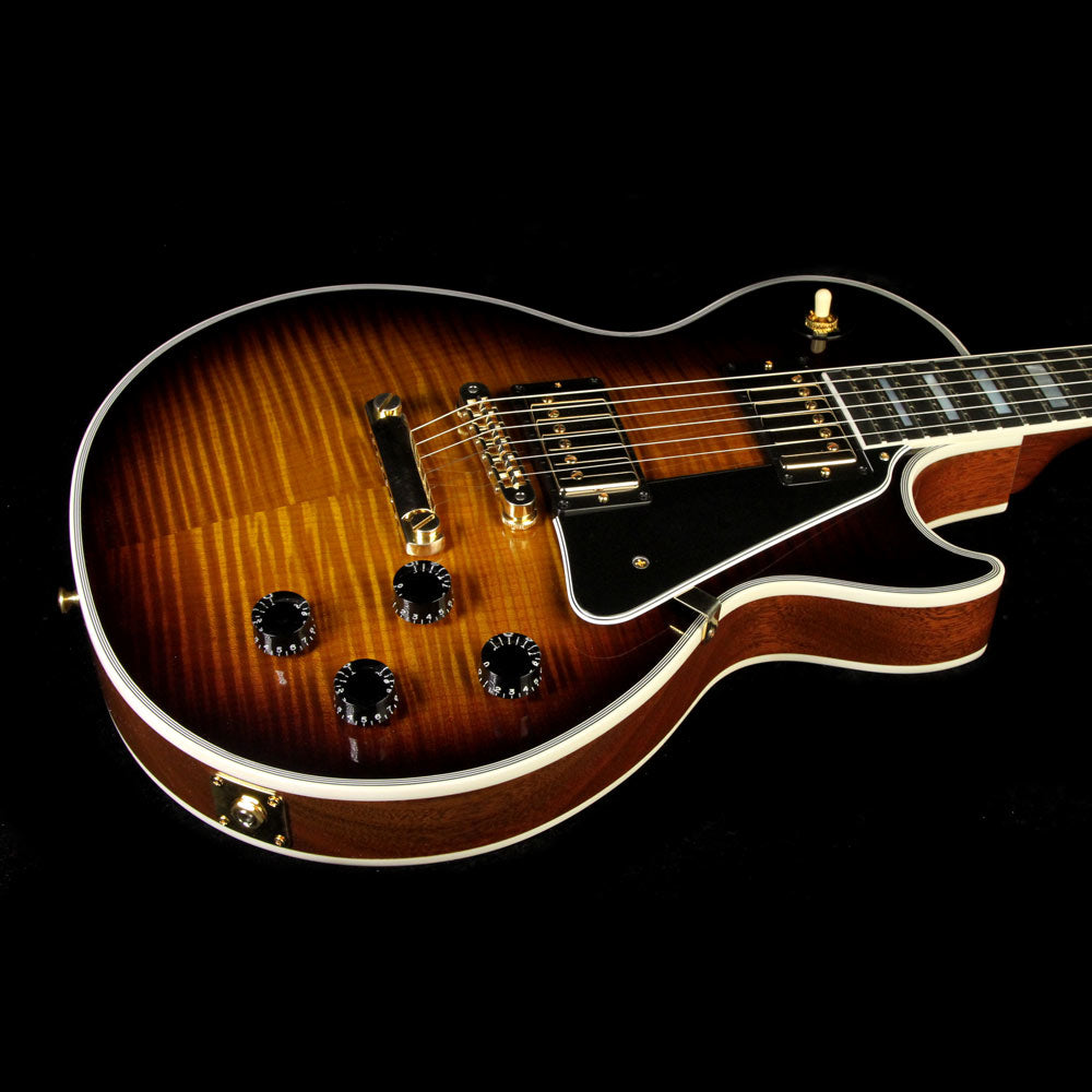 Gibson Custom Shop  Music Zoo Exclusive Roasted Les Paul Custom Electric Guitar Vintage Sunburst — 6