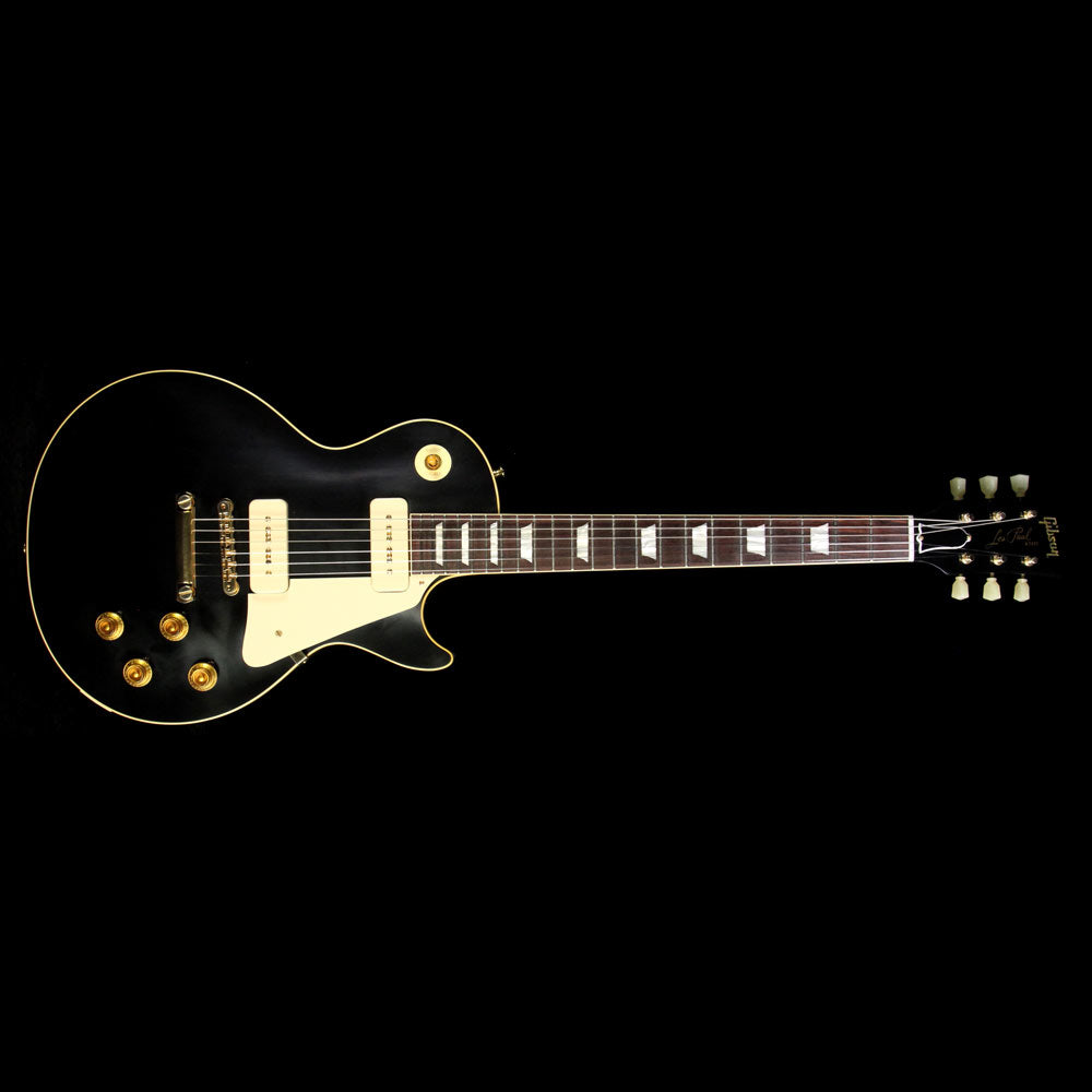 Gibson Custom Shop Music Zoo Exclusive Roasted Standard Historic 1956 Les Paul Electric Guitar Ebony — 2
