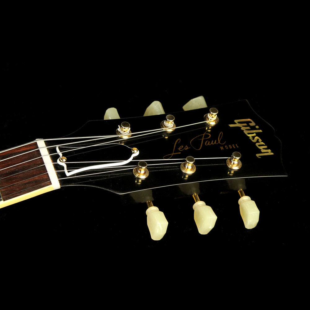 Gibson Custom Shop Music Zoo Exclusive Roasted Standard Historic 1956 Les Paul Electric Guitar Ebony — 4