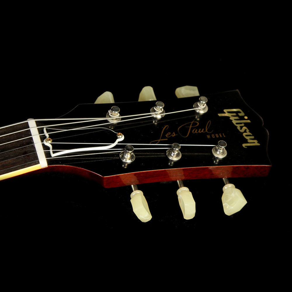 Gibson Custom Shop Music Zoo Exclusive Roasted Standard Historic 1958 Les Paul Electric Guitar Faded Tobacco — 7