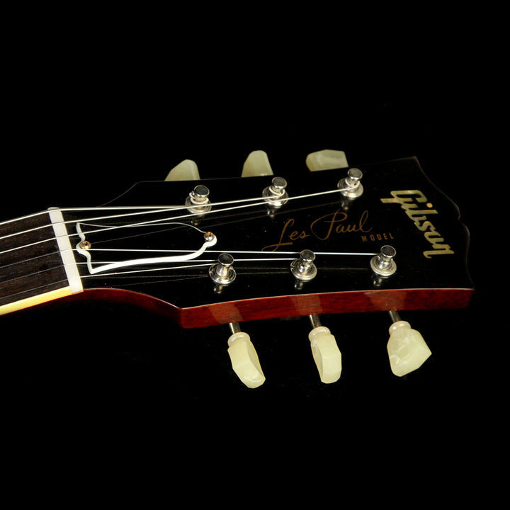 Gibson Custom Shop Music Zoo Exclusive Roasted Standard Historic 1958 Les Paul Electric Guitar Faded Tobacco