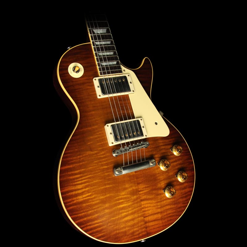 Gibson Custom Shop Music Zoo Exclusive Roasted Standard Historic 1959 Les Paul Reissue Electric Guitar Iced Tea — 1