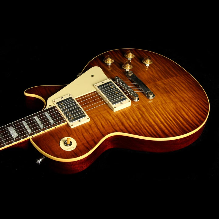 Gibson Custom Shop Music Zoo Exclusive Roasted Standard Historic 1959 Les Paul Reissue Electric Guitar Iced Tea