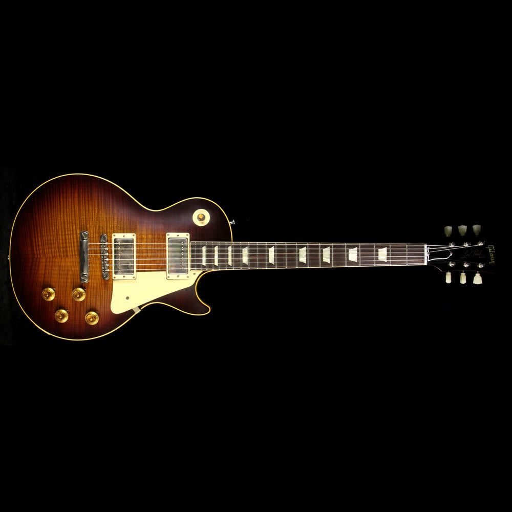 Gibson Custom Shop Music Zoo Exclusive Roasted Standard Historic 1959 Les Paul Electric Guitar Faded Tobacco — 2