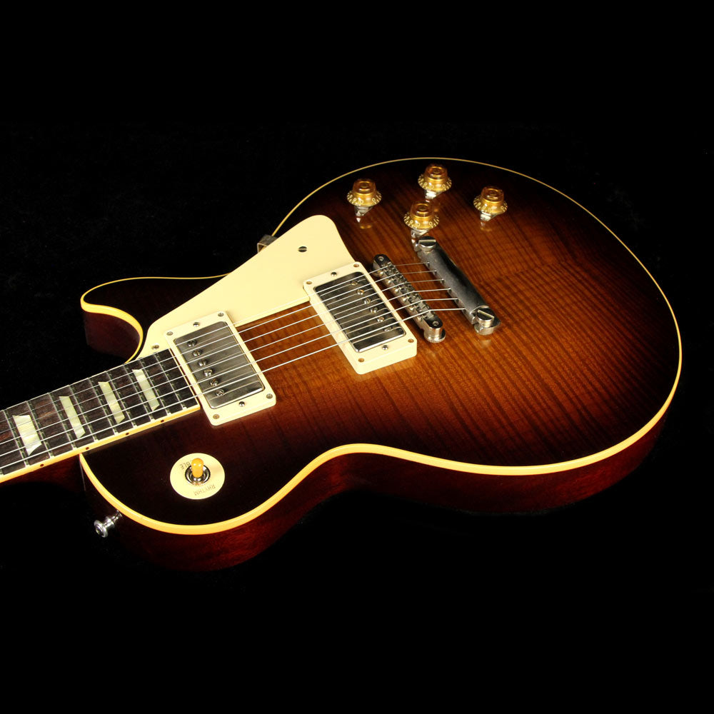 Gibson Custom Shop Music Zoo Exclusive Roasted Standard Historic 1959 Les Paul Electric Guitar Faded Tobacco — 6