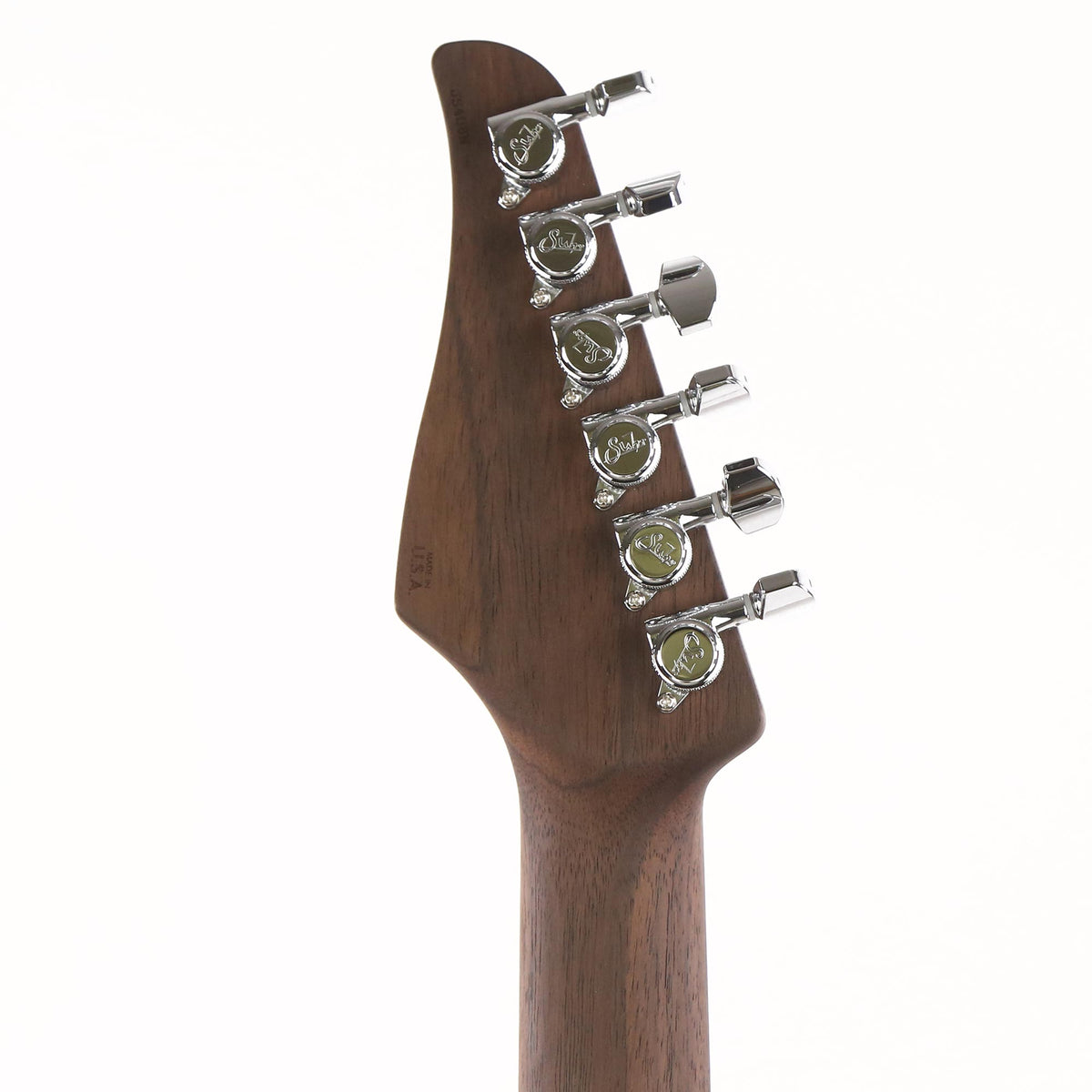 Suhr Modern Waterfall Burl Maple Trans Blue Denim — 5