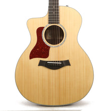 Taylor 214ce DLX Grand Auditorium Left-Handed Acoustic Guitar Natural Used