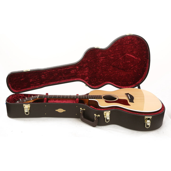 Taylor 214ce DLX Grand Auditorium Left-Handed Acoustic Guitar Natural