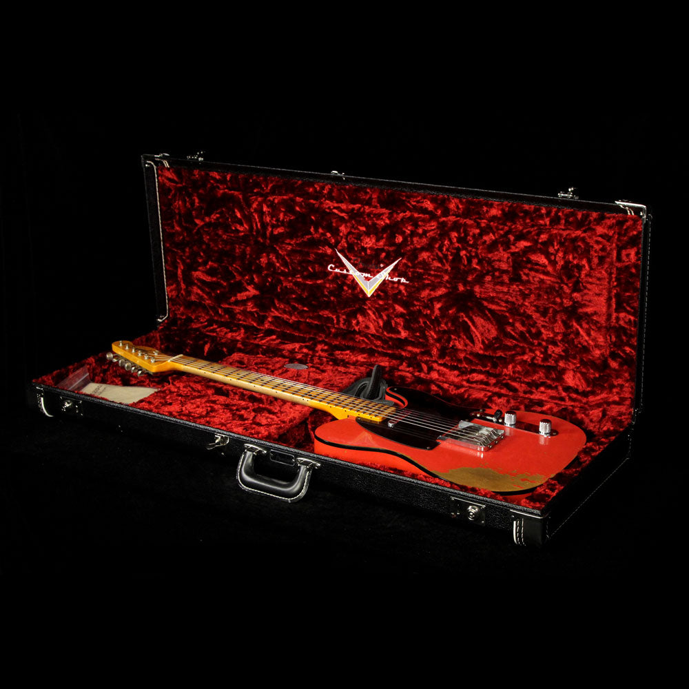 Fender Custom Shop '67 Telecaster Heavy Relic Electric Guitar Fiesta Red — 5