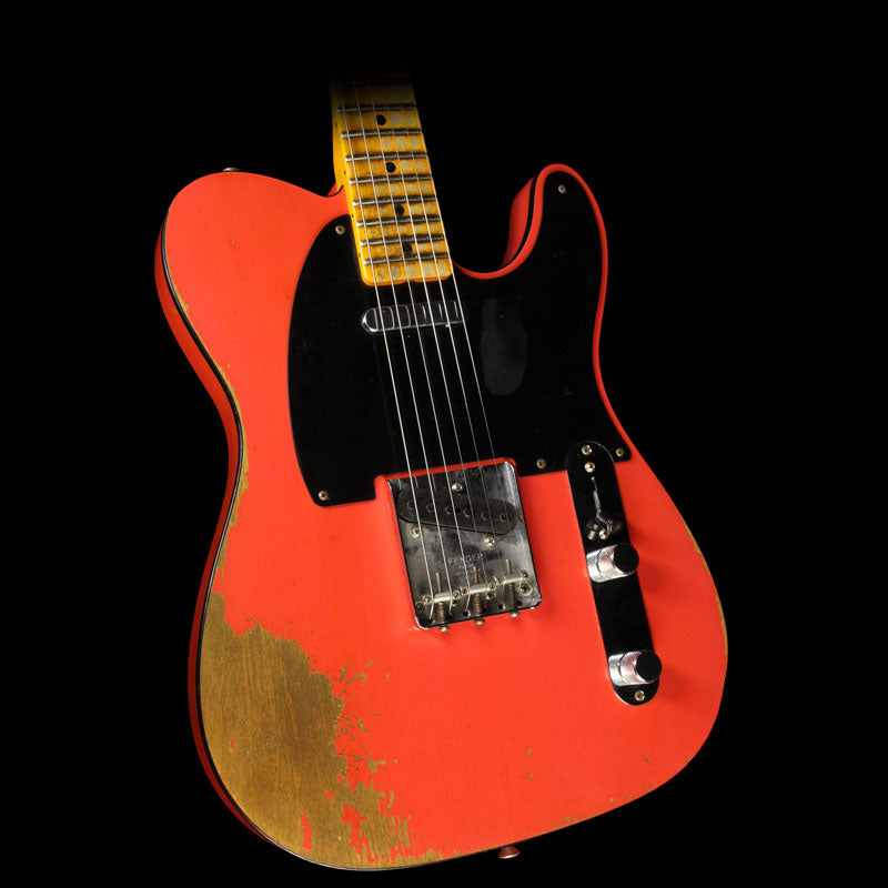 Fender Custom Shop '67 Telecaster Heavy Relic Electric Guitar Fiesta Red — 1