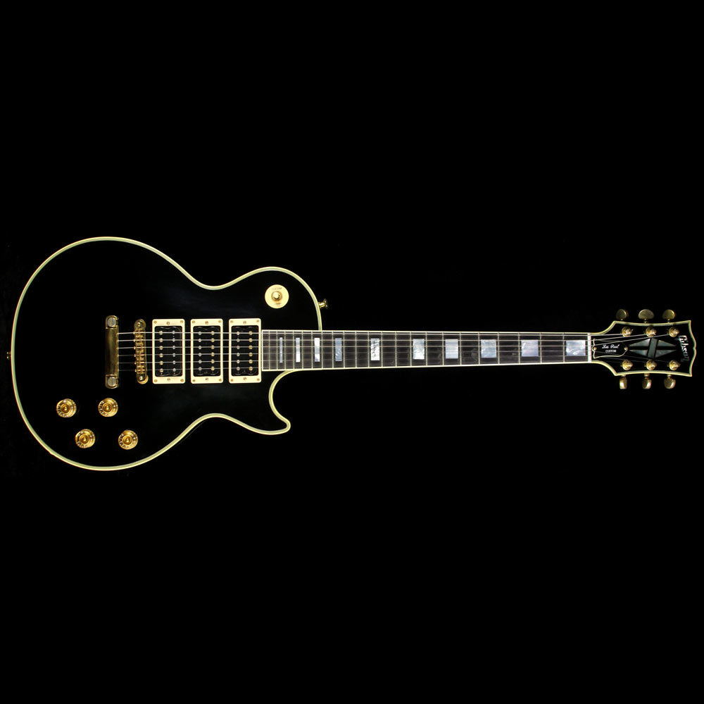 Used Gibson Custom Shop Peter Frampton Les Paul Custom Electric Guitar Ebony — 2
