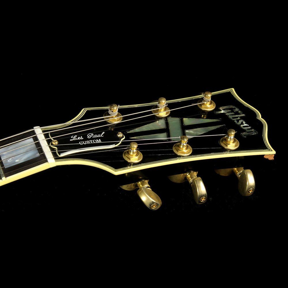 Used Gibson Custom Shop Peter Frampton Les Paul Custom Electric Guitar Ebony — 4