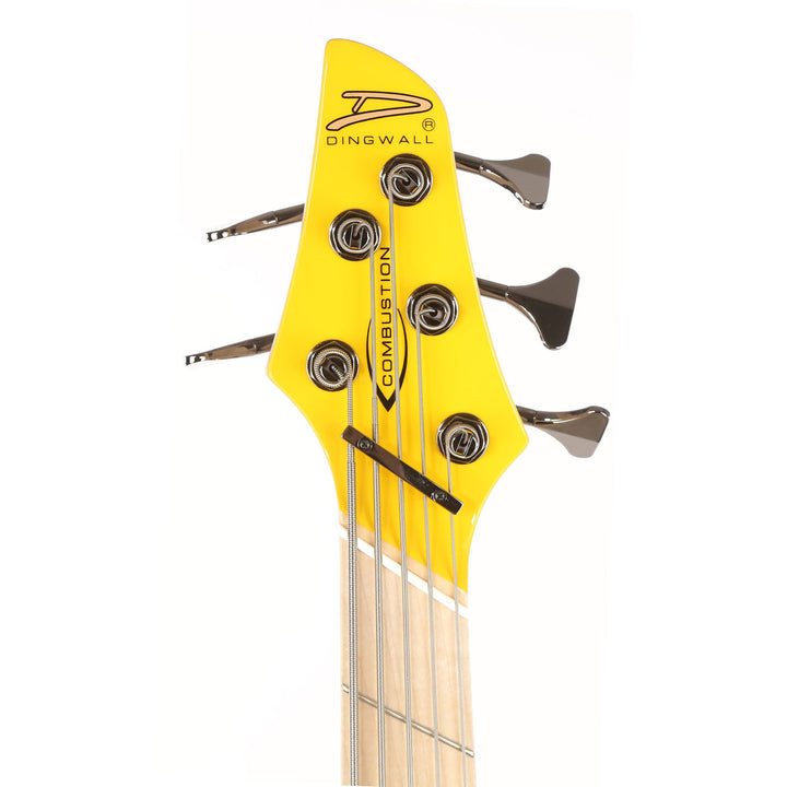 Dingwall NG2 Adam Nolly Getgood Signature Fan Fret 5-String Electric Bass Guitar Ferrari Yellow