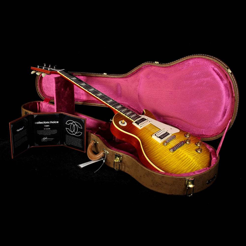 Used 2013 Gibson Custom Shop Collector's Choice #16 Ed King '59 Les Paul "Redeye" Electric Guitar Kingburst — 9