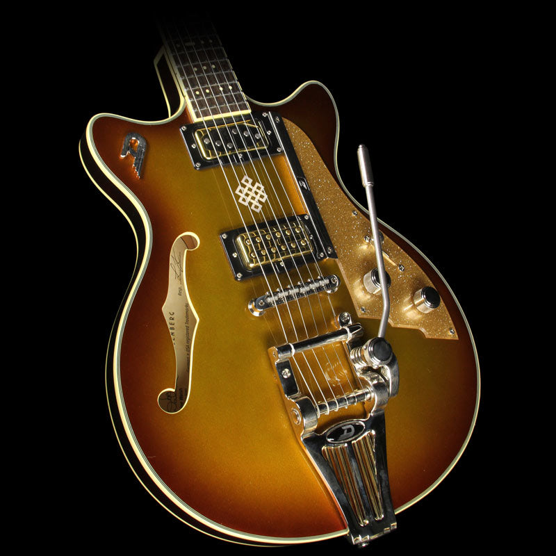 Used 2015 Duesenberg Alliance Series Joe Walsh Signature Electric Guitar Gold Burst — 1