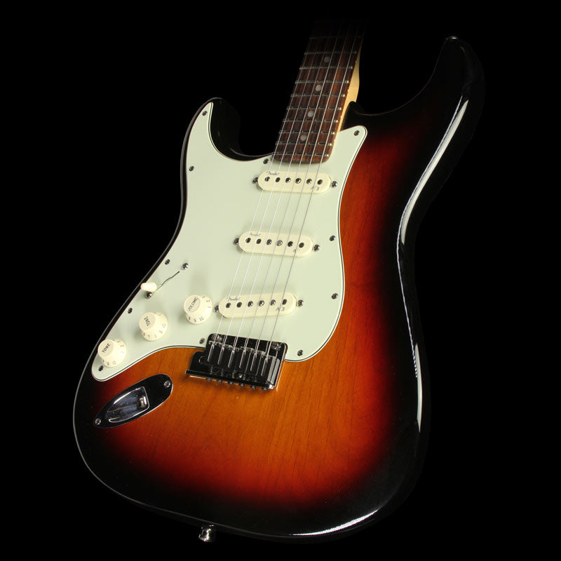 Used 2012 Fender American Deluxe Stratocaster Left-Handed Electric Guitar 2-Tone Sunburst — 1