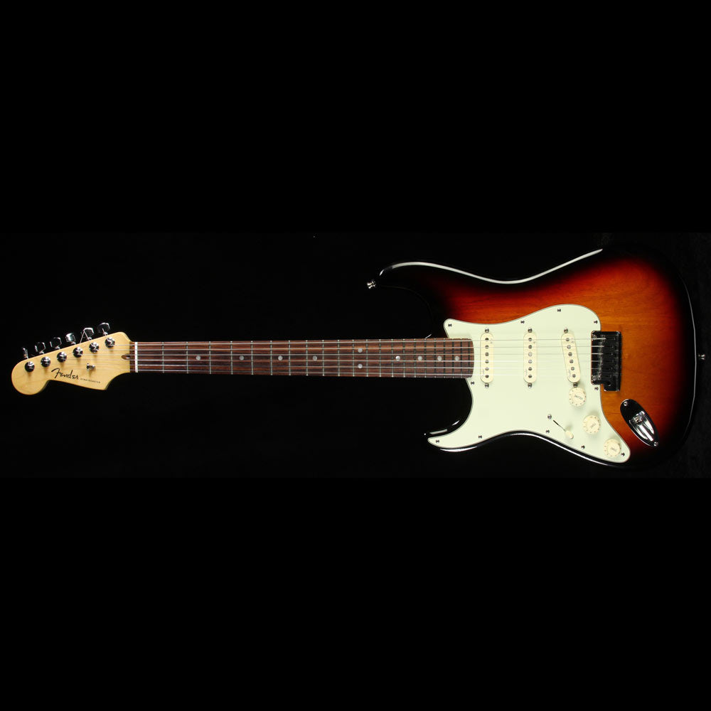 Used 2012 Fender American Deluxe Stratocaster Left-Handed Electric Guitar 2-Tone Sunburst — 2