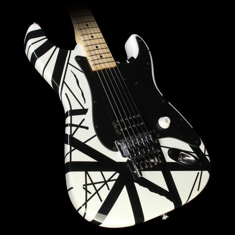 Used 2005 Charvel EVH Art Series Electric Guitar Black & White — 1