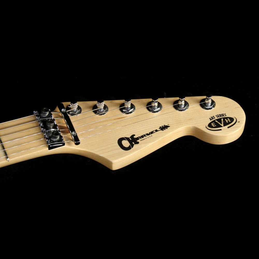 Used 2005 Charvel EVH Art Series Electric Guitar Black & White — 4