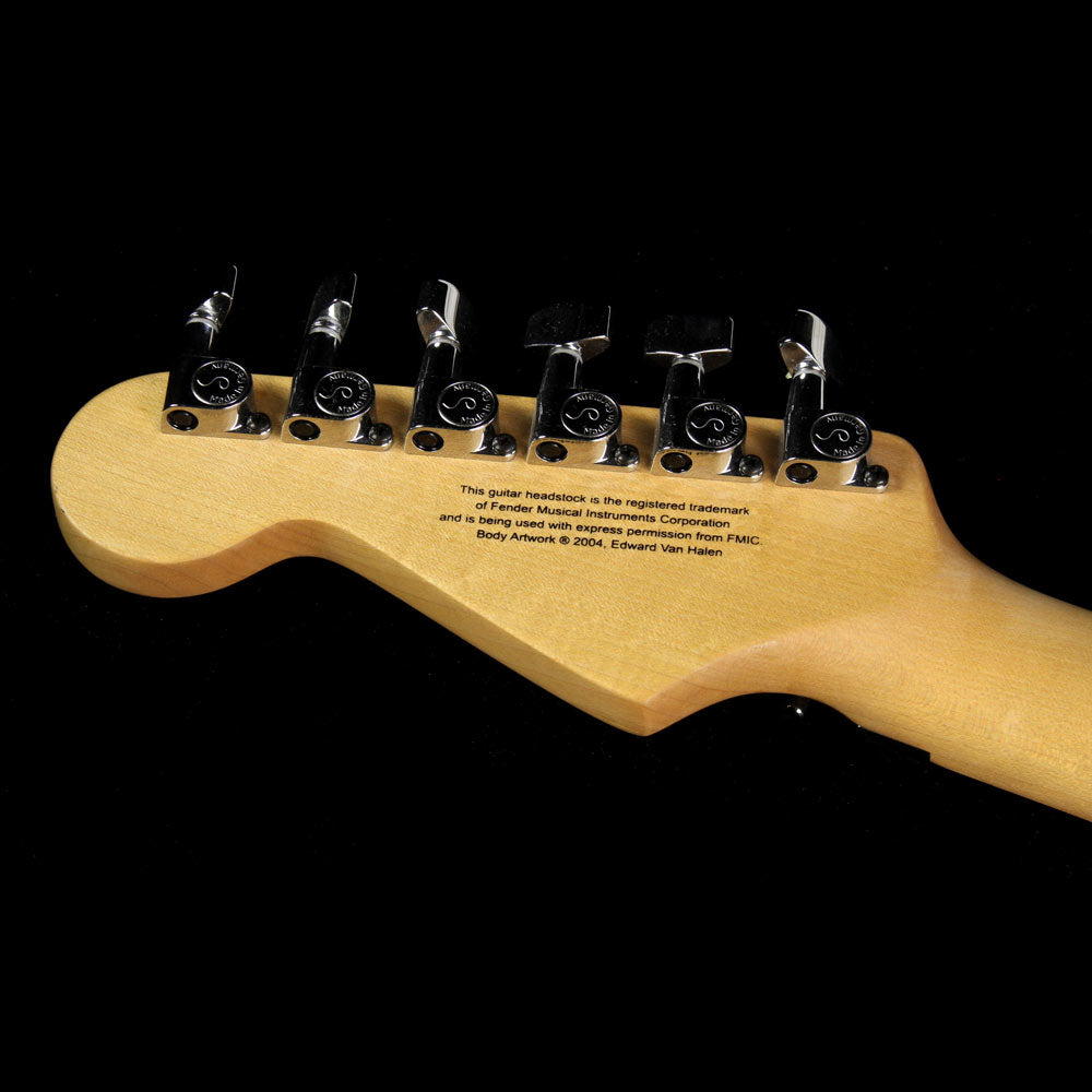 Used Charvel EVH Art Series Electric Guitar Black & Yellow — 5