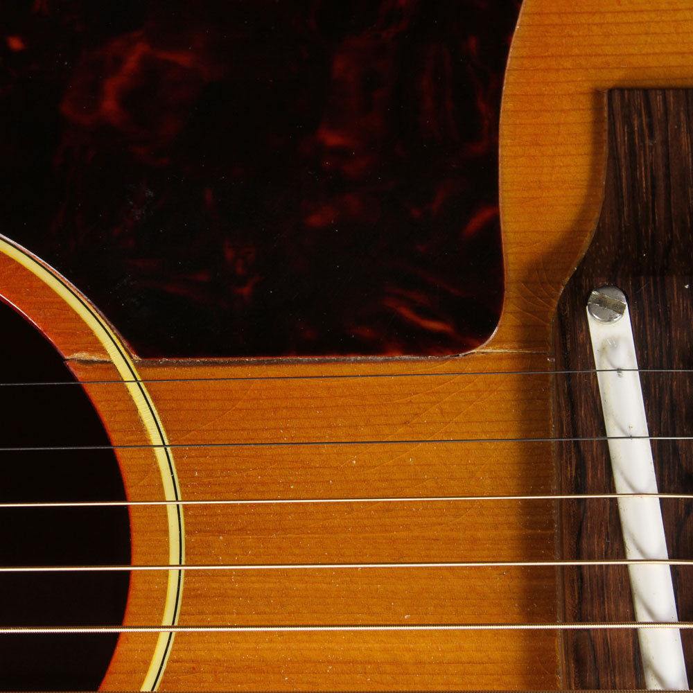 Used 1962 Gibson B-25 Acoustic Guitar Cherry Sunburst — 7