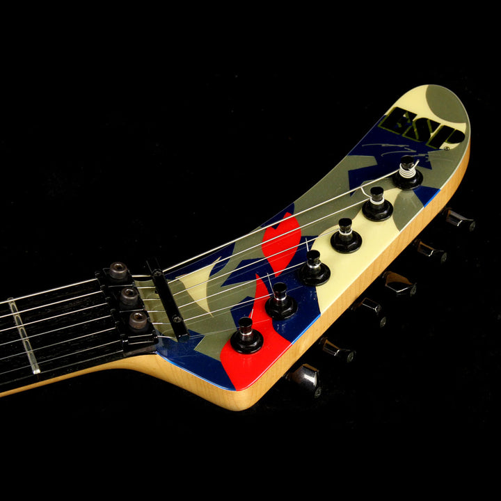 Used 2008 ESP George Lynch Kamikaze 2 Electric Guitar Blue