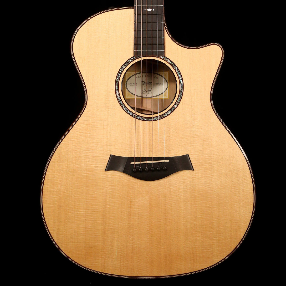 Taylor 714ce-FLTD Fall Limited Black Sassafras Acoustic-Electric Natural 2014 — 1