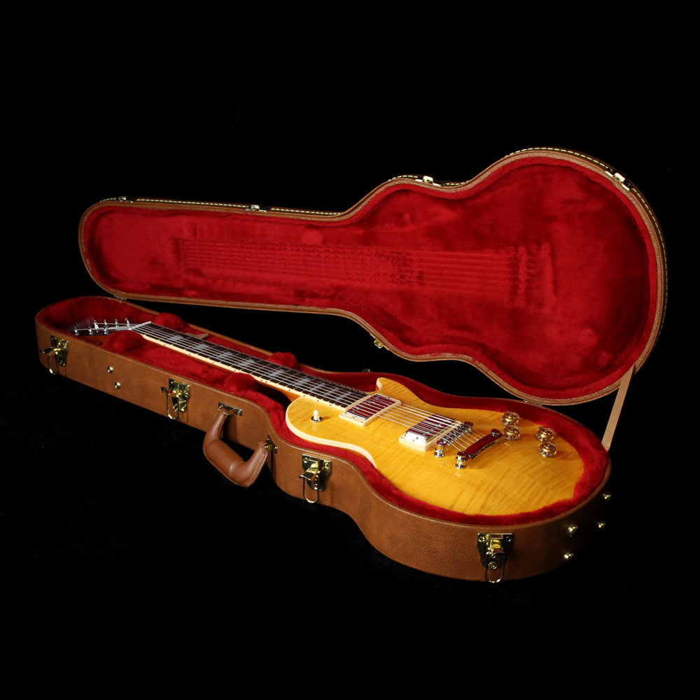 Used 2016 Gibson Les Paul Standard 7-String Electric Guitar Trans Amber — 6