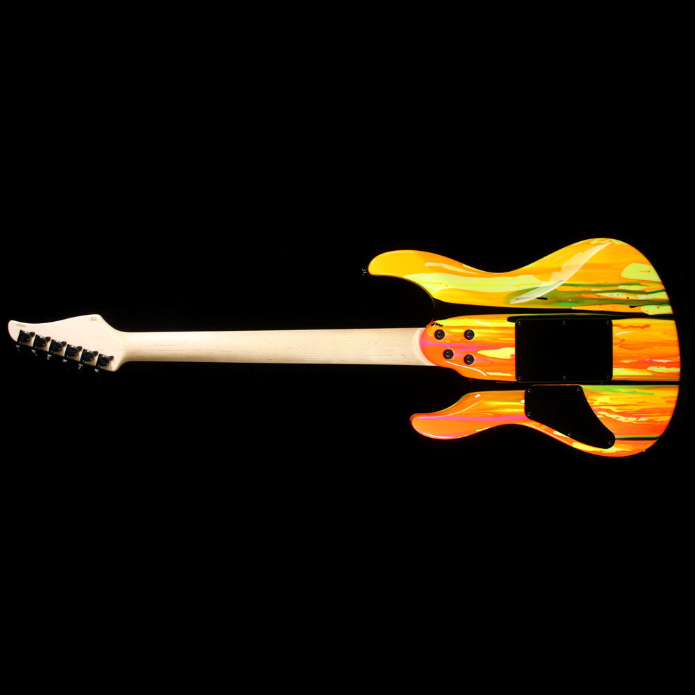 Used Suhr '80s Shred Modern Electric Guitar Neon Drip — 3