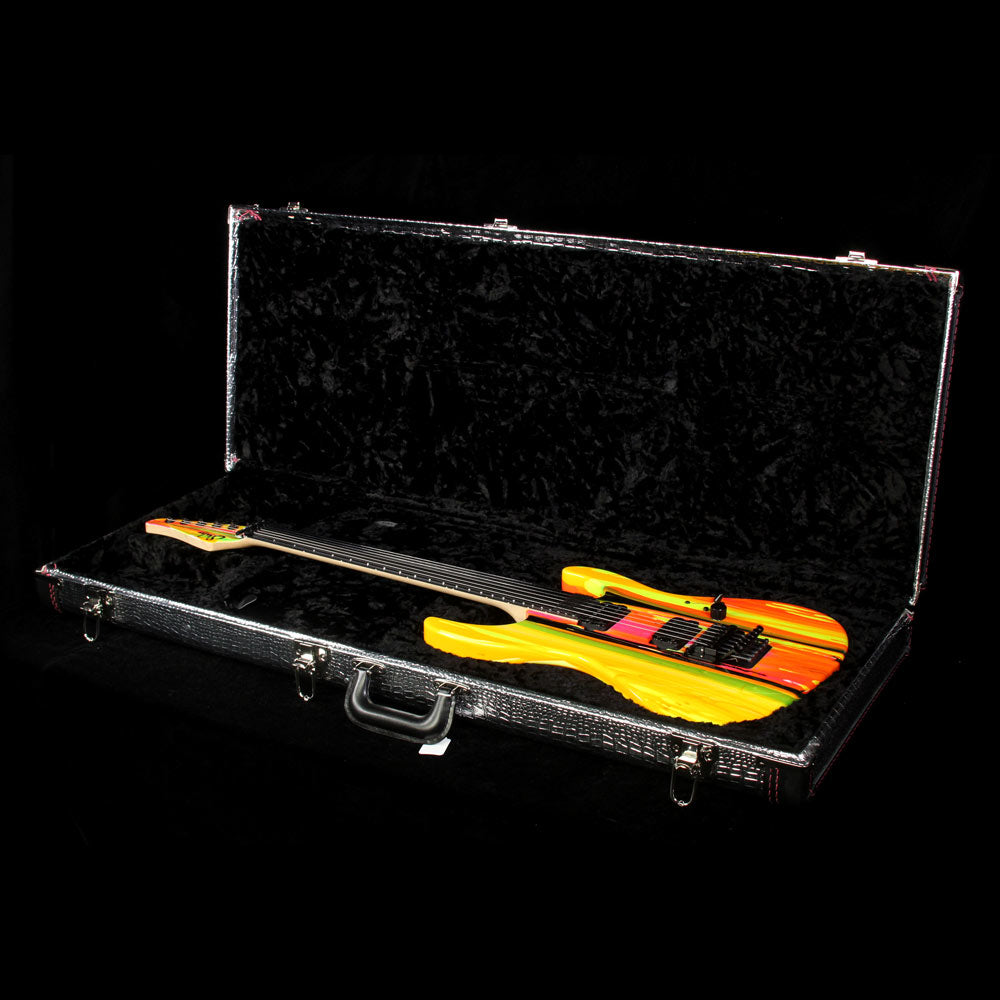 Used Suhr '80s Shred Modern Electric Guitar Neon Drip — 5