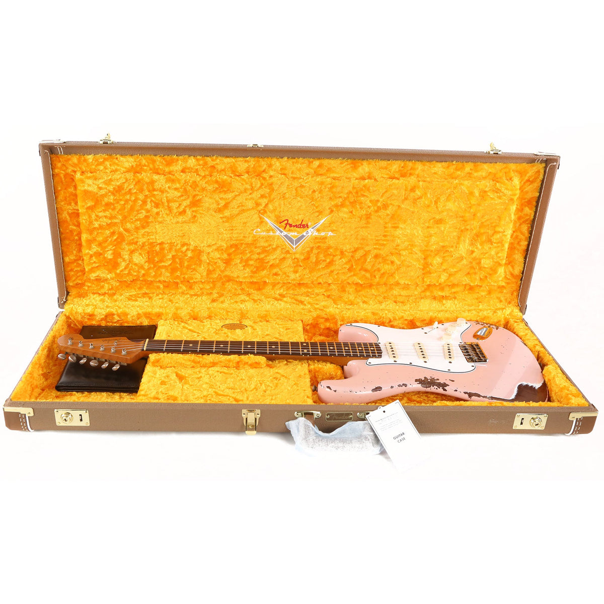 Fender Custom Shop 1960s Stratocaster Roasted Alder Shell Pink Heavy Relic — 12