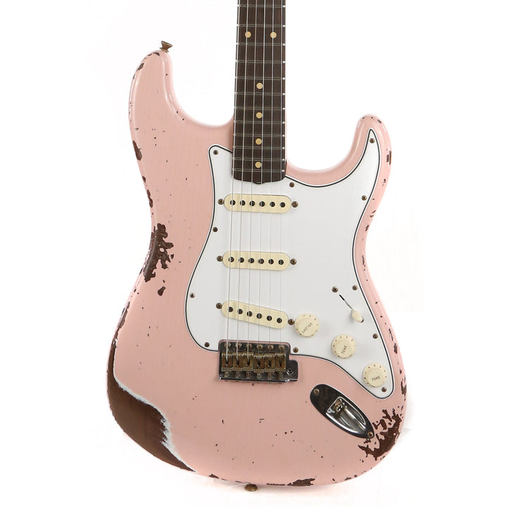 Fender Custom Shop 1960s Stratocaster Roasted Alder Shell Pink Heavy Relic