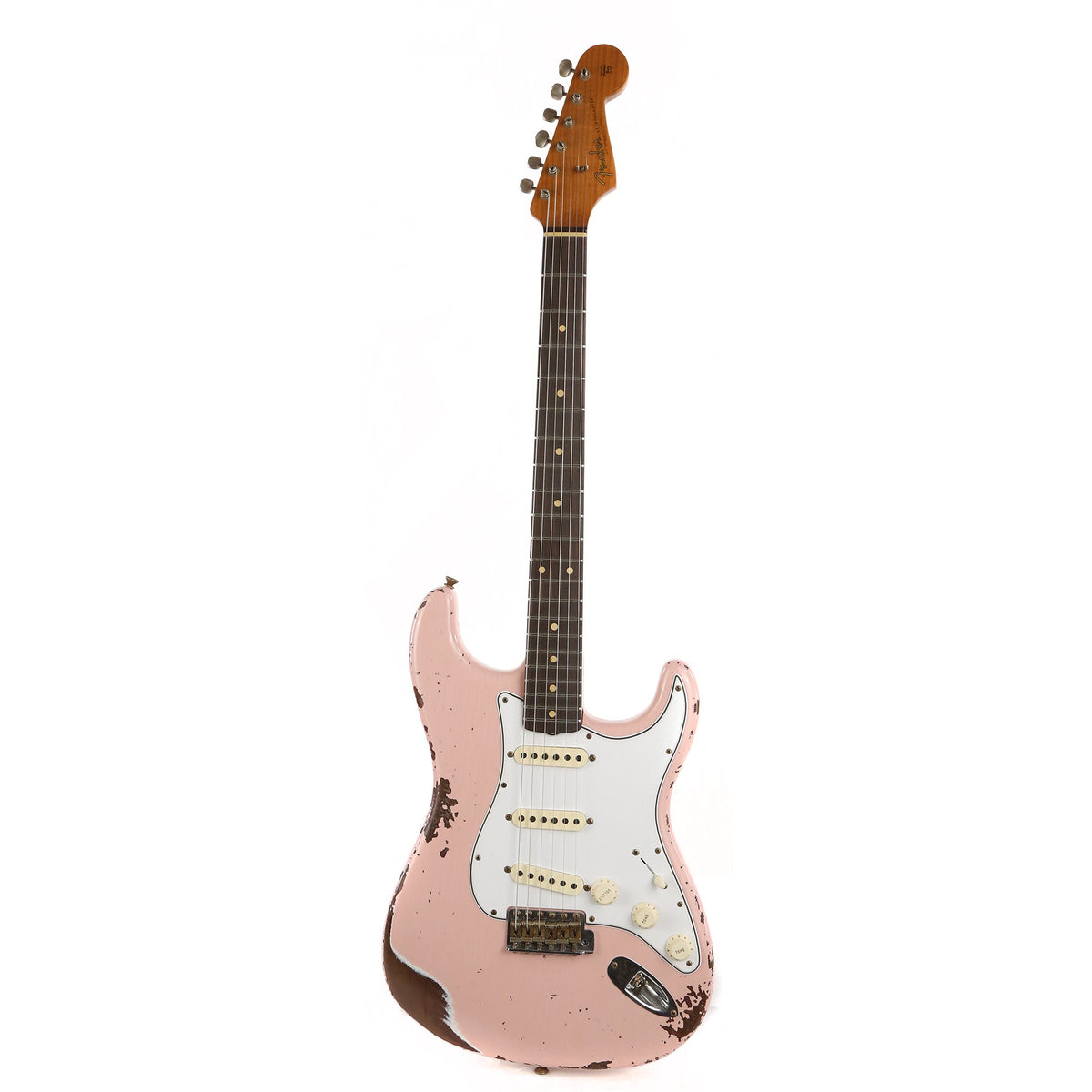 Fender Custom Shop 1960s Stratocaster Roasted Alder Shell Pink Heavy Relic — 2