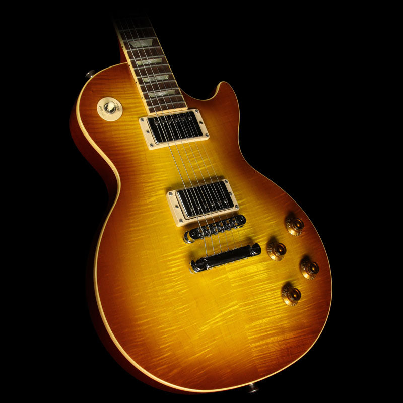 Used 2008 Gibson Les Paul Standard Plus Electric Guitar Iced Tea — 1